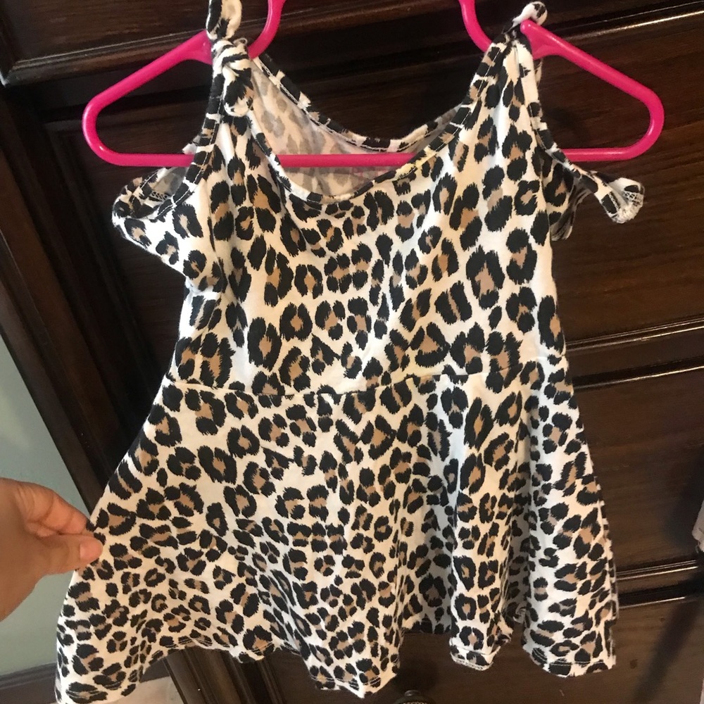 Leopard print summer dress